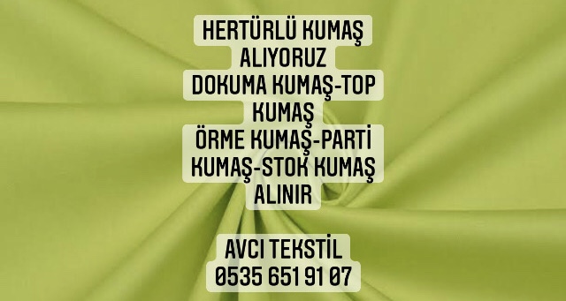 Van Kumaş Alınır |05356519107|
