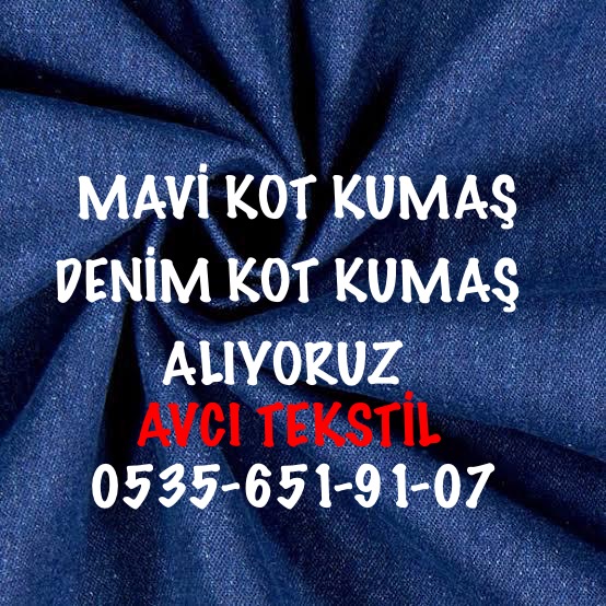 Mavi Kot Kumaş Alanlar |05356519107|