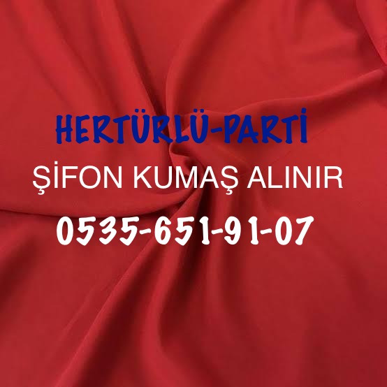 Satılık Şifon Kumaş Alanlar |05356519107|