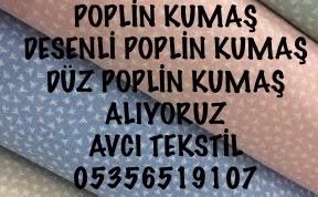 Poplin Kumaş Alan |05356519107|