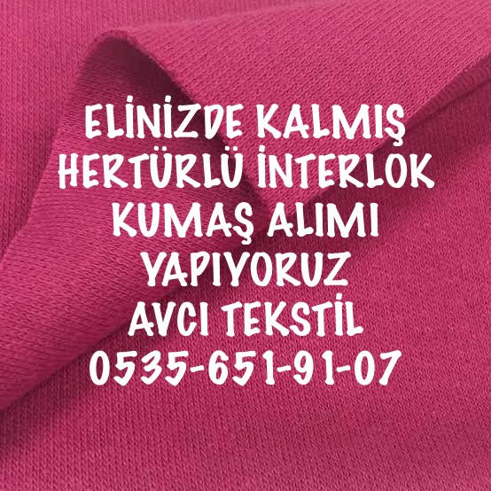 İstanbul İnterlok Kumaş Alan |05356519107| 