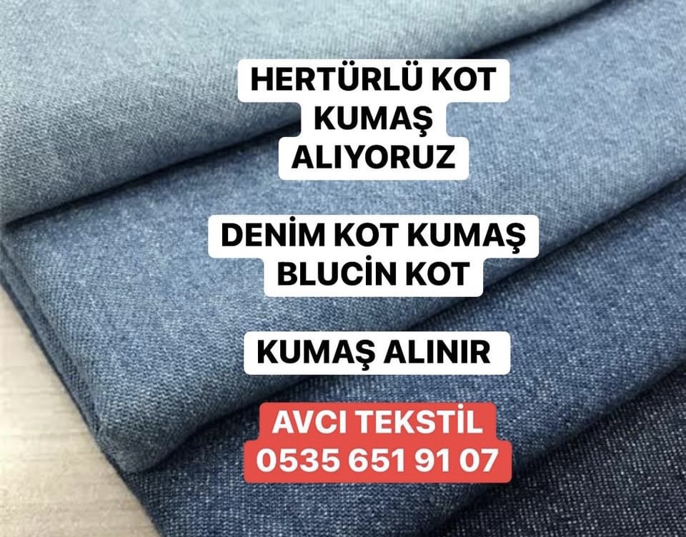 Kot Kumaş Alan Firmalar 05356519107